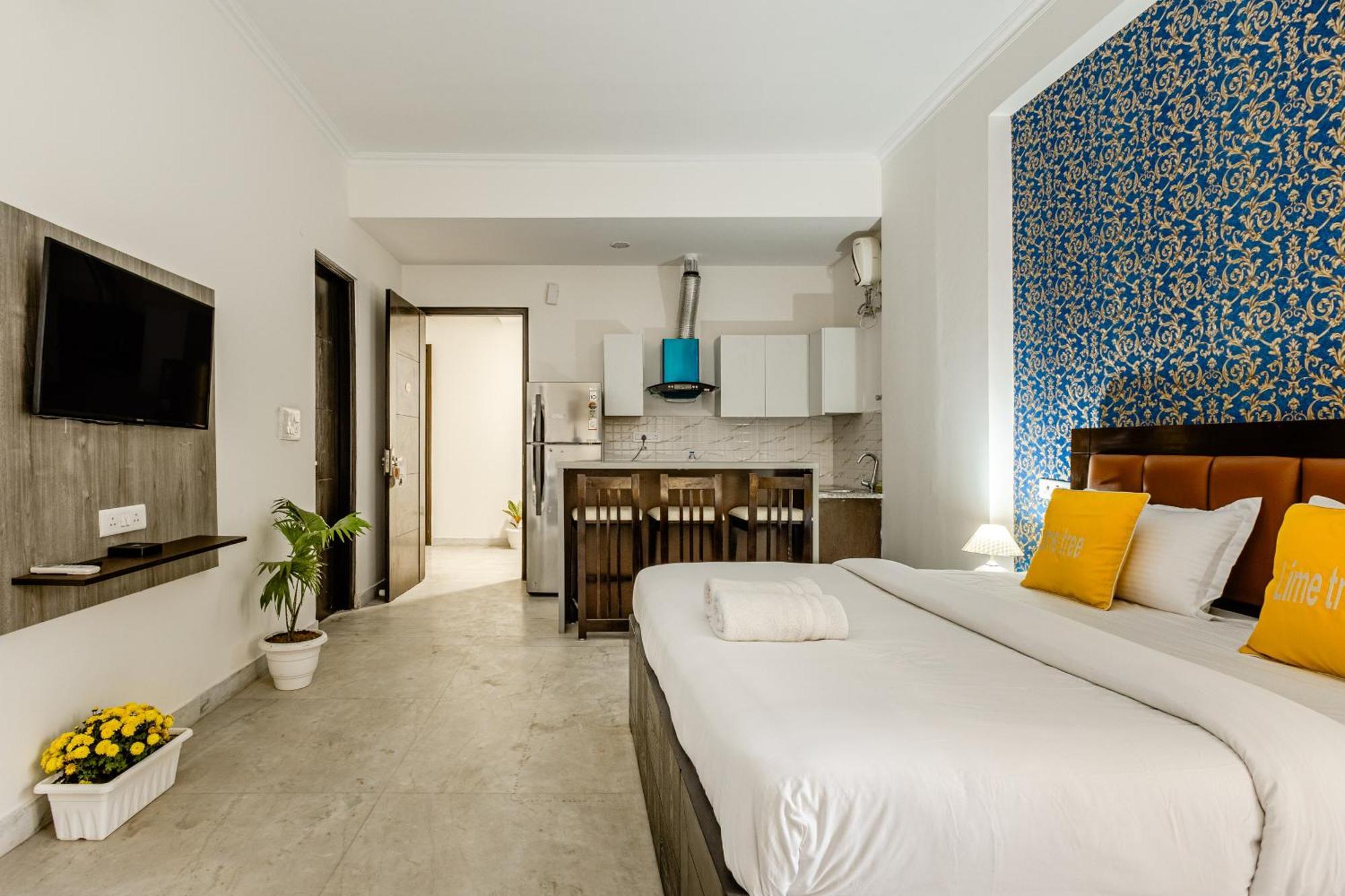 Lime Tree Service Apartment Golf Course Road, Gurgaon Bagian luar foto