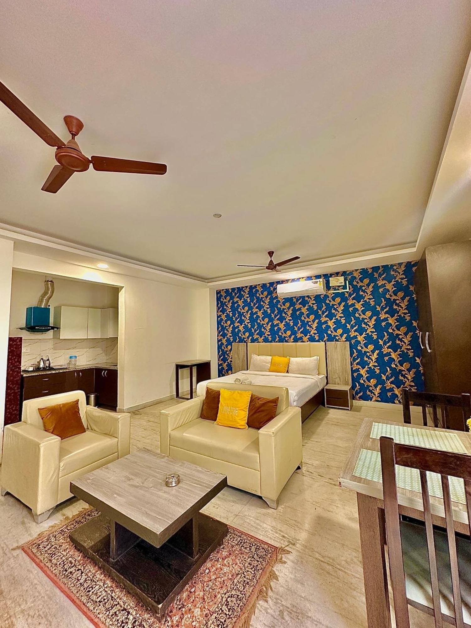 Lime Tree Service Apartment Golf Course Road, Gurgaon Bagian luar foto