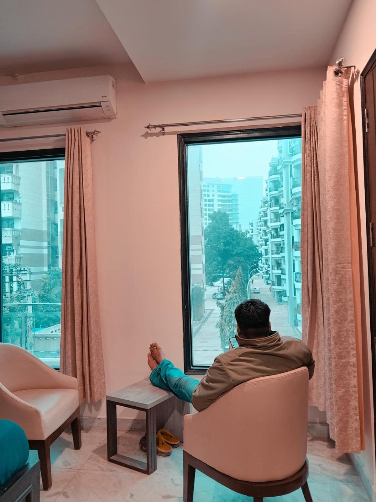 Lime Tree Service Apartment Golf Course Road, Gurgaon Bagian luar foto