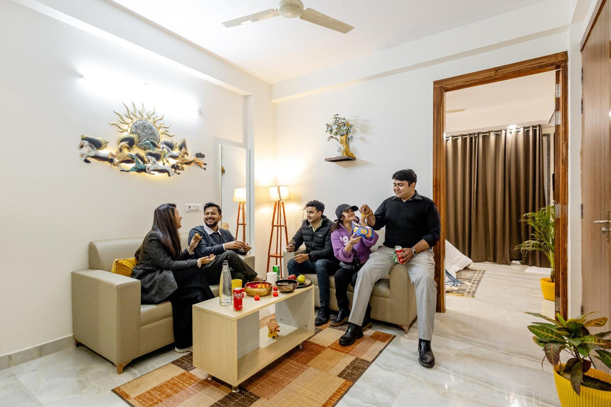 Lime Tree Service Apartment Golf Course Road, Gurgaon Bagian luar foto