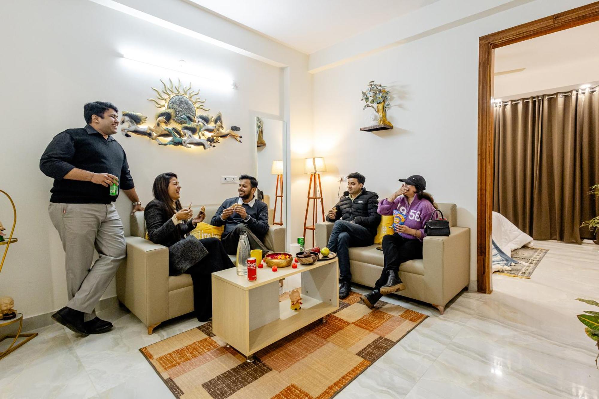 Lime Tree Service Apartment Golf Course Road, Gurgaon Bagian luar foto